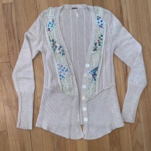 Free People Detailed Sweater